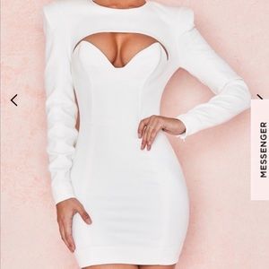 House of CB Mini White Dress
